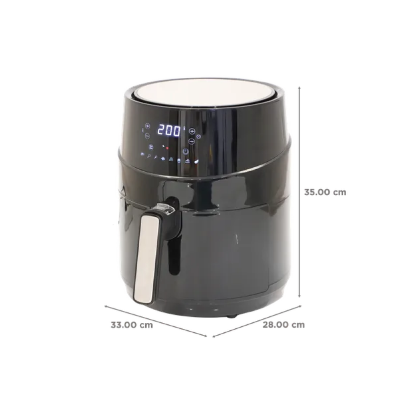 FABER 4.5L 1500 Watt Digital Air Fryer with Rapid Air Technology | Black FABER 4.5L 1500 Watt Digital Air Fryer with Rapid Air Technology | Black