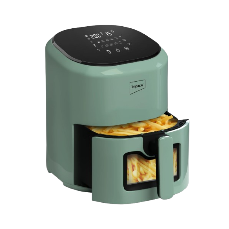 IMPEX Air fryer DS45 Smart fry with Transparent window Air Fryer | Multi-colour