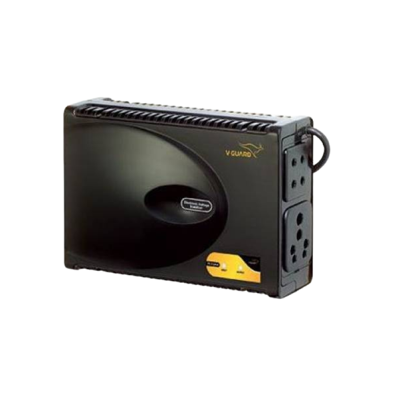 V-Guard Crystal Voltage Stabilizer | Black