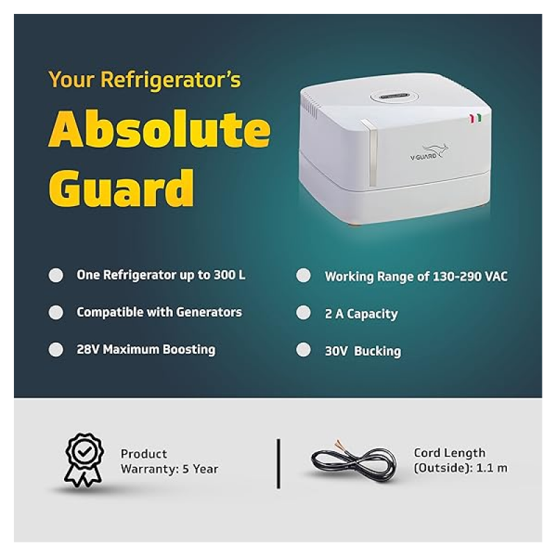 V-Guard Stabilizer | VGSD 50 | Grey V-Guard Stabilizer | VGSD 50 | Grey