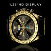 Fire-Boltt Blizzard 1.28 Luxury BT Calling Smartwatch | Gold Strap