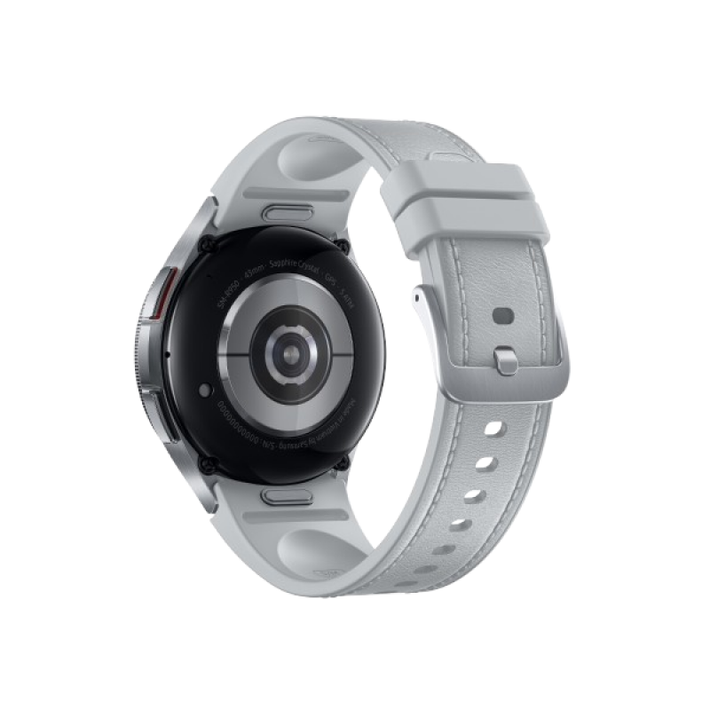 Samsung Galaxy Watch 6 Classic Smart Watch | 47mm | Bluetooth with Water Resistant | Silver | SM-R960NZSAINS Samsung Galaxy Watch 6 Classic Smart Watch | 47mm | Bluetooth with Water Resistant | Silver | SM-R960NZSAINS