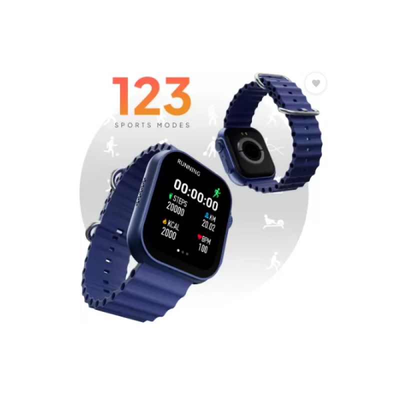 Fire-Boltt Supernova High Resolution | 368*448px | BT Calling and 123 Sports Modes Smartwatch | Blue Strap Fire-Boltt Supernova High Resolution | 368*448px | BT Calling and 123 Sports Modes Smartwatch | Blue Strap