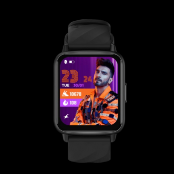 Fastrack Jupiter S1 Smartwatch | 1.83 Inch | BT Calling | Black