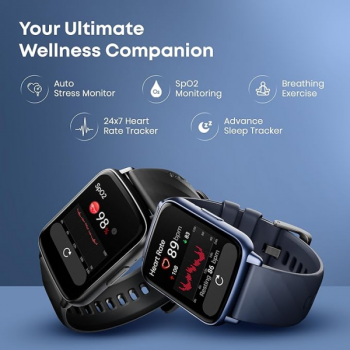 Fastrack Jupiter S1 Smartwatch | 1.83 inch | BT Calling | Blue