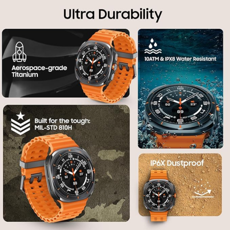 Samsung Galaxy Watch Ultra | LTE | 4.7 cm |Titanium Grey | Large | SM-L705FDAAINS Samsung Galaxy Watch Ultra | LTE | 4.7 cm |Titanium Grey | Large | SM-L705FDAAINS