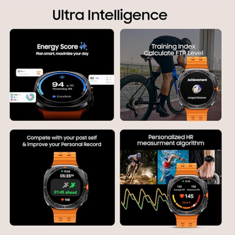 Samsung Galaxy Watch Ultra | LTE | 4.7 cm |Titanium Grey | Large | SM-L705FDAAINS Samsung Galaxy Watch Ultra | LTE | 4.7 cm |Titanium Grey | Large | SM-L705FDAAINS