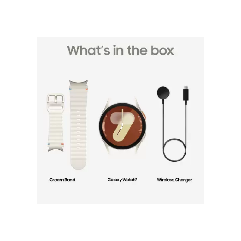 Samsung Galaxy Watch 7 | 40 mm | Cream Strap | SM-L300NZEAINS Samsung Galaxy Watch 7 | 40 mm | Cream Strap | SM-L300NZEAINS
