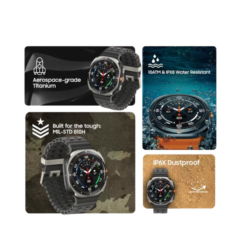 Samsung Galaxy Watch Ultra | LTE | 4.7 cm | Titanium Silver | SM-L705FZTAINS Samsung Galaxy Watch Ultra | LTE | 4.7 cm | Titanium Silver | SM-L705FZTAINS