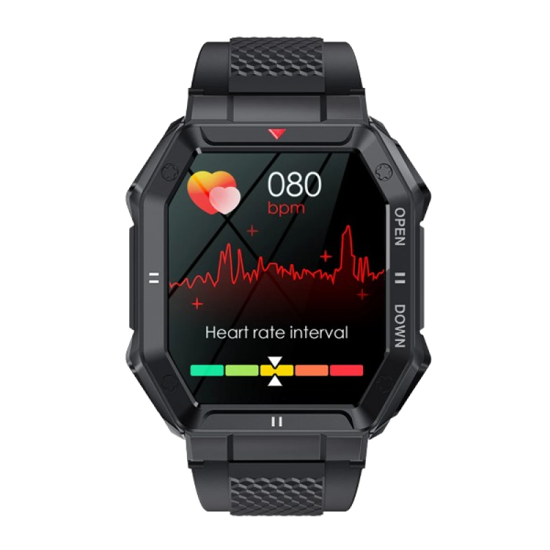 Salpido CARNELIAN Bluetooth Calling Smartwatch | Black | GD SW-10
