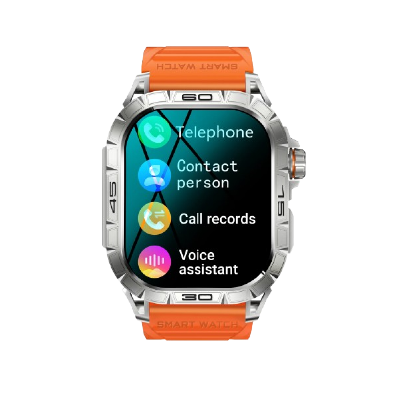 Salpido PERIDOT Bluetooth Calling Smartwatch | Orange | GD SW 08 Salpido PERIDOT Bluetooth Calling Smartwatch | Orange | GD SW 08
