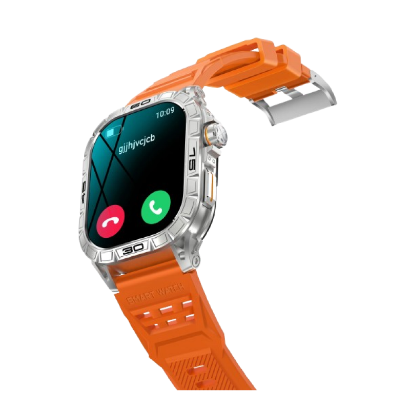 Salpido PERIDOT Bluetooth Calling Smartwatch | Orange | GD SW 08 Salpido PERIDOT Bluetooth Calling Smartwatch | Orange | GD SW 08