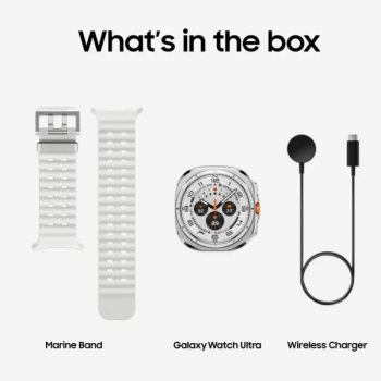 Samsung Galaxy Watch Ultra | LTE | 4.7 cm |Titanium White | SM-L705FZWAINS Samsung Galaxy Watch Ultra | LTE | 4.7 cm |Titanium White | SM-L705FZWAINS