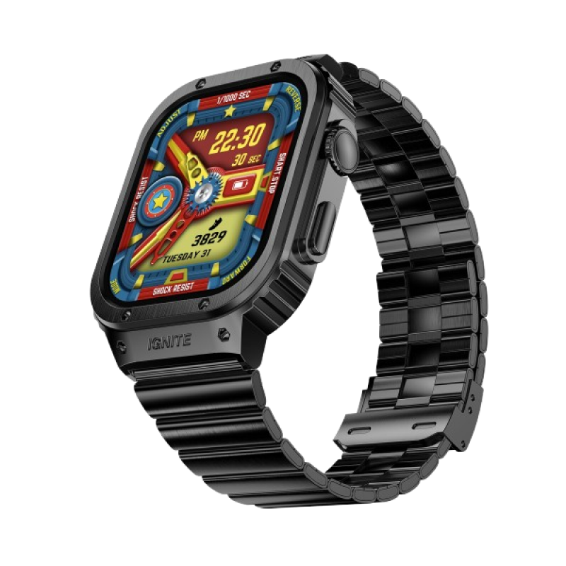 Fire Boltt Maverick Smartwatch | 2.02 inch | IPS Display | Black Fire Boltt Maverick Smartwatch | 2.02 inch | IPS Display | Black