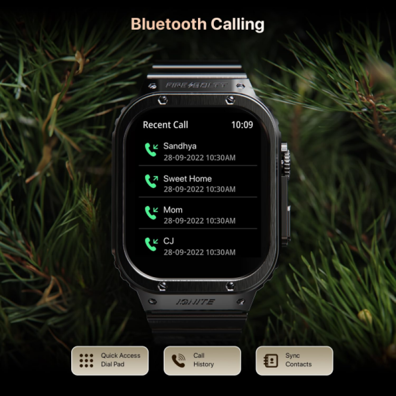 Fire Boltt Maverick Smartwatch | 2.02 inch | IPS Display | Black Fire Boltt Maverick Smartwatch | 2.02 inch | IPS Display | Black
