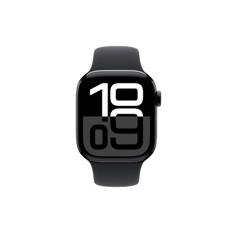 Apple Watch Series 10 | GPS | 42mm | M/L | Jet Black Aluminium with Sport Band | Black Strap | MWWF3HN/A Apple Watch Series 10 | GPS | 42mm | M/L | Jet Black Aluminium with Sport Band | Black Strap | MWWF3HN/A