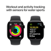 Apple Watch Series 10 | GPS | 42mm | M/L | Jet Black Aluminium with Sport Band | Black Strap | MWWF3HN/A Apple Watch Series 10 | GPS | 42mm | M/L | Jet Black Aluminium with Sport Band | Black Strap | MWWF3HN/A