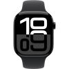 Apple Watch Series 10 | GPS | Cellular | 46mm | M/L | Jet Black Aluminium with Black Sport Band | Jet Black Strap Apple Watch Series 10 | GPS | Cellular | 46mm | M/L | Jet Black Aluminium with Black Sport Band | Jet Black Strap