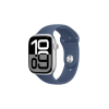 Apple Watch Series 10 | GPS | 42mm | S/M | Silver Aluminium with Denim Sport Band | Denim Strap | MWWA3HN/A Apple Watch Series 10 | GPS | 42mm | S/M | Silver Aluminium with Denim Sport Band | Denim Strap | MWWA3HN/A
