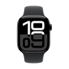 Apple Watch Series 10 | GPS | 46mm | S/M | Aluminium Case Sport Band | jet black Strap Apple Watch Series 10 | GPS | 46mm | S/M | Aluminium Case Sport Band | jet black Strap