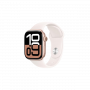 Apple Aluminium Case Sport Band Light Blush Strap | Watch Series 10 | GPS | 46mm | M/L Rose Gold | MWWU3HN/A