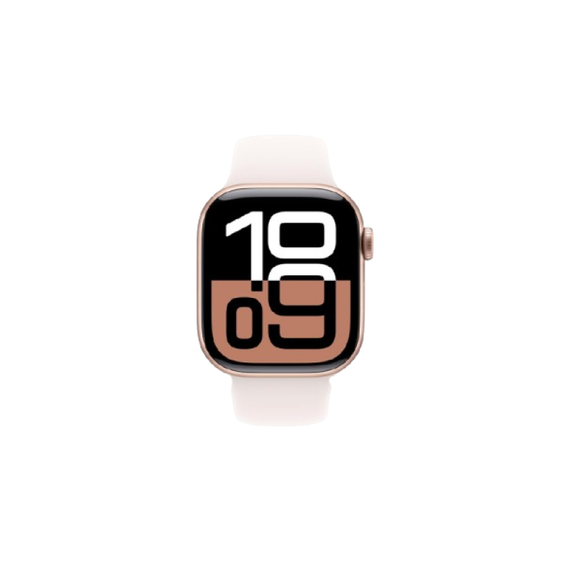 Apple Aluminium Case Sport Band Light Blush Strap | Watch Series 10 | GPS | 46mm | M/L Rose Gold | MWWU3HN/A Apple Aluminium Case Sport Band Light Blush Strap | Watch Series 10 | GPS | 46mm | M/L Rose Gold | MWWU3HN/A