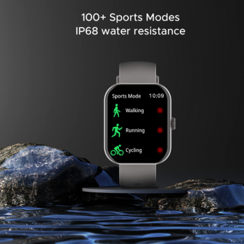 boAt Ultima Call Max Smart Watch | Big HD Display | Cool Grey