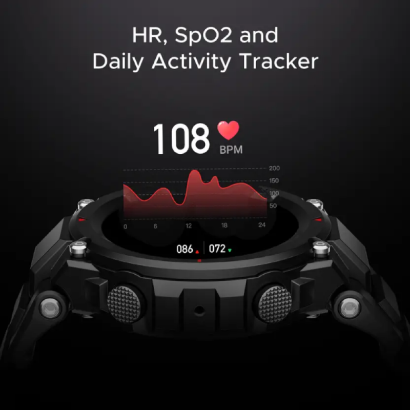boAt Wave Force 3 BT Calling Smartwatch | GPS Position Tracking | Active Black boAt Wave Force 3 BT Calling Smartwatch | GPS Position Tracking | Active Black