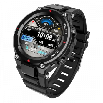 boAt Wave Force 3 BT Calling Smartwatch | GPS Position Tracking | Active Black