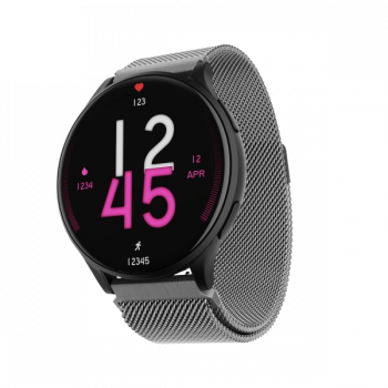 Boat Lunar Orb Smartwatch | AMOLED Display | BT Calling | Metal Grey