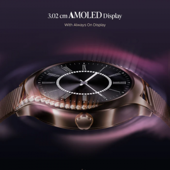 boAt Enigma Gem Smartwatch | Bluetooth Calling | 30.2mm AMOLED Display | Rose Gold boAt Enigma Gem Smartwatch | Bluetooth Calling | 30.2mm AMOLED Display | Rose Gold