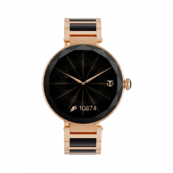 Titan Elixir Smart Watch for Women | 3.04 CM | AMOLED | Rose Gold & Black