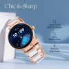 Titan Elixir Smart Watch for Women | 3.04 CM | AMOLED | Rose Gold & Black Titan Elixir Smart Watch for Women | 3.04 CM | AMOLED | Rose Gold & Black
