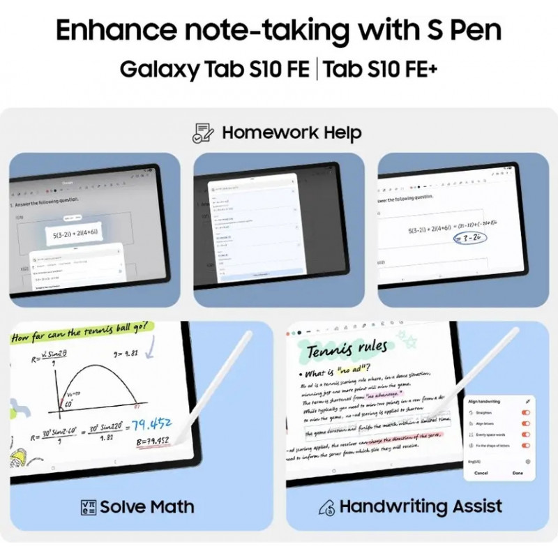 Samsung Galaxy Tab S10 FE+ Tablet | Wi-Fi+5G | 12 GB | 256 GB | Gray Samsung Galaxy Tab S10 FE+ Tablet | Wi-Fi+5G | 12 GB | 256 GB | Gray