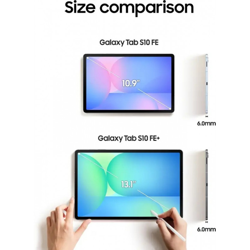 Samsung Galaxy Tab S10 FE+ Tablet | Wi-Fi+5G | 12 GB | 256 GB | Gray Samsung Galaxy Tab S10 FE+ Tablet | Wi-Fi+5G | 12 GB | 256 GB | Gray
