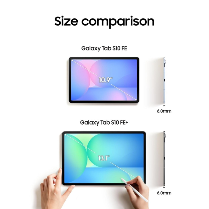 Samsung Galaxy Tab S10 FE+ Tablet | Wi-Fi Only | 12 GB | 256 GB | Gray Samsung Galaxy Tab S10 FE+ Tablet | Wi-Fi Only | 12 GB | 256 GB | Gray