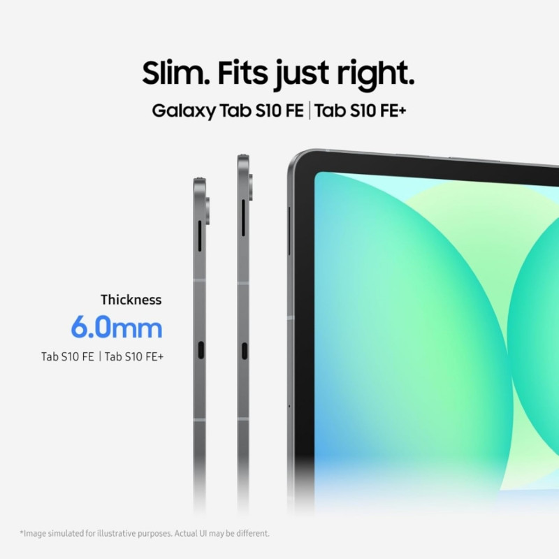 Samsung Galaxy Tab S10 FE+ Tablet | Wi-Fi Only | 12 GB | 256 GB | Gray Samsung Galaxy Tab S10 FE+ Tablet | Wi-Fi Only | 12 GB | 256 GB | Gray