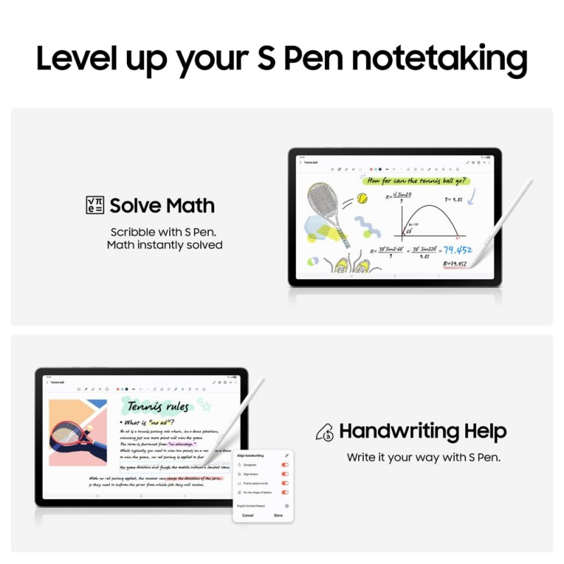 Samsung Galaxy Tab S10 Lite Tablet | Wi-Fi + 5G | 8 GB | 256 GB | Silver Samsung Galaxy Tab S10 Lite Tablet | Wi-Fi + 5G | 8 GB | 256 GB | Silver