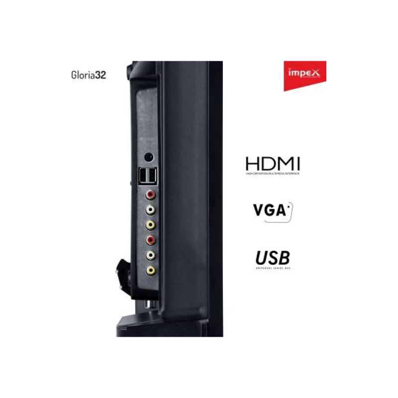 IMPEX HD Ready LED TV | 81.28 cm (32 inch) | Black | Gloria 32 AY20 Bezel Less IMPEX HD Ready LED TV | 81.28 cm (32 inch) | Black | Gloria 32 AY20 Bezel Less