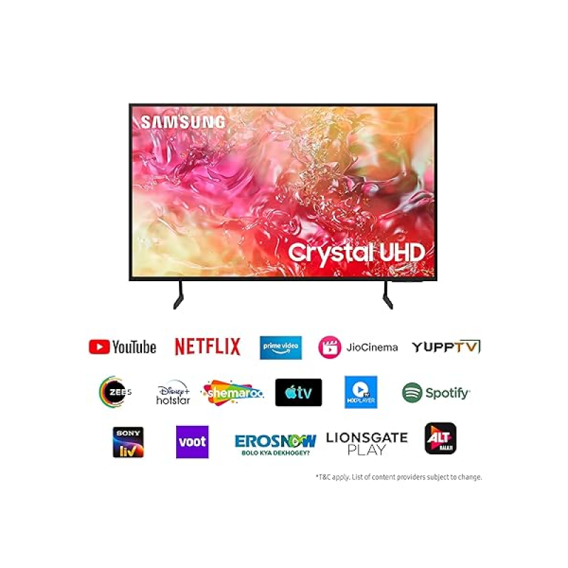 Samsung 4K Ultra HD Smart LED TV| 109 cm (43 Inch) | Black | UA43DU7700KLXL Samsung 4K Ultra HD Smart LED TV| 109 cm (43 Inch) | Black | UA43DU7700KLXL