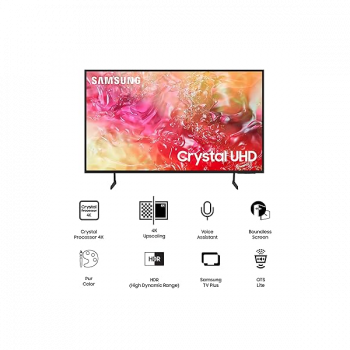 Samsung 4K Ultra HD Smart LED TV | 138 cm (55 inch) | Black | UA55DU7700KLXL