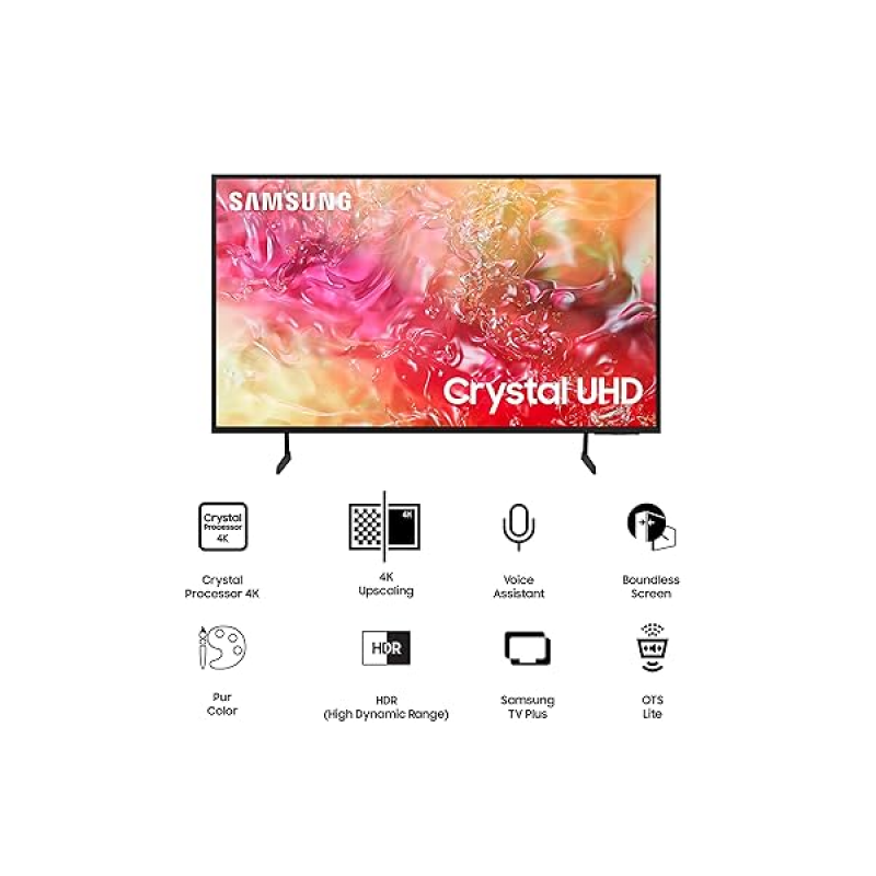 Samsung 4K Ultra HD Smart LED TV | 138 cm (55 inch) | Black | UA55DU7700KLXL Samsung 4K Ultra HD Smart LED TV | 138 cm (55 inch) | Black | UA55DU7700KLXL