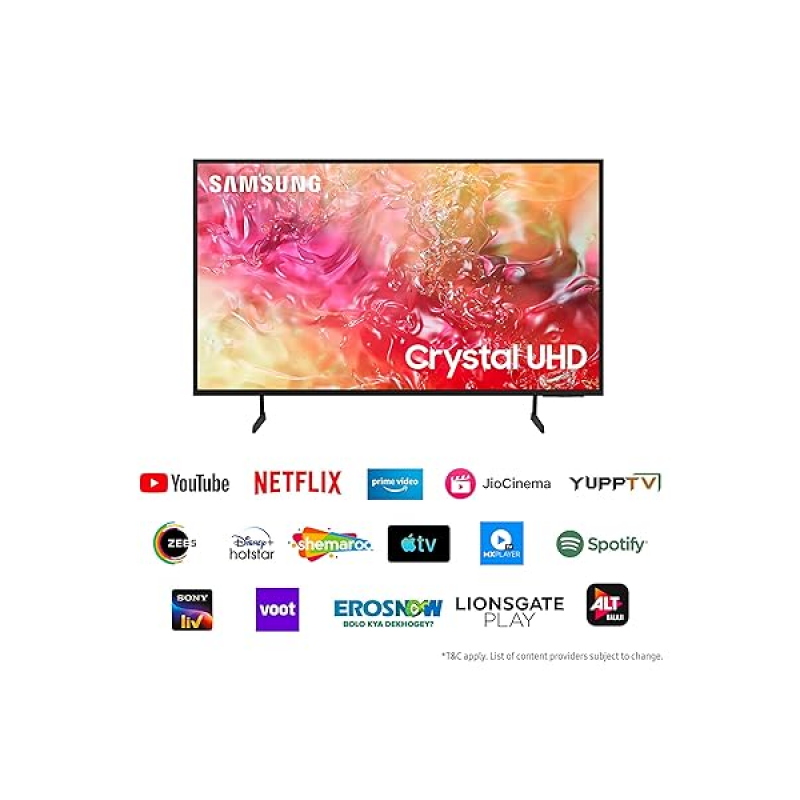 Samsung 4K Ultra HD Smart LED TV | 138 cm (55 inch) | Black | UA55DU7700KLXL Samsung 4K Ultra HD Smart LED TV | 138 cm (55 inch) | Black | UA55DU7700KLXL
