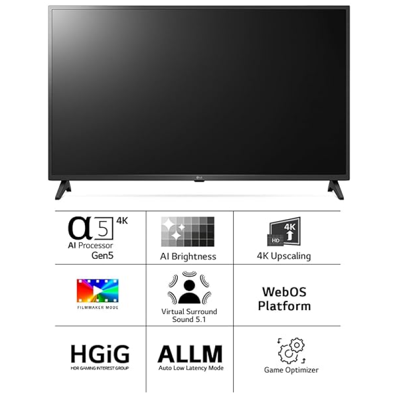 LG Ultra HD 4K LED Smart WebOS TV | 108 cm (43 Inch) | 43UQ7500PSF LG Ultra HD 4K LED Smart WebOS TV | 108 cm (43 Inch) | 43UQ7500PSF