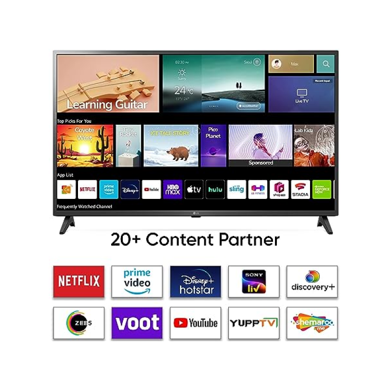 LG Ultra HD 4K LED Smart WebOS TV | 108 cm (43 Inch) | 43UQ7500PSF LG Ultra HD 4K LED Smart WebOS TV | 108 cm (43 Inch) | 43UQ7500PSF