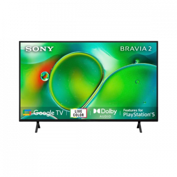 Sony BRAVIA 2 4K Ultra HD Smart LED Google TV | 139 cm (55 inch) | Dolby Audio | Chromecast Built-in | Voice Search | Black | K-55S25
