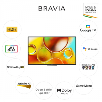 SONY Bravia HD Ready LED Smart Google TV | 81 cm (32 Inch) | KD-32W835