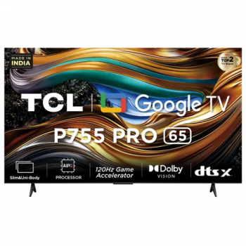 TCL P755 Pro 4K QLED Google TV | Dolby Atmos | 165 cm (65 inch) 65P755