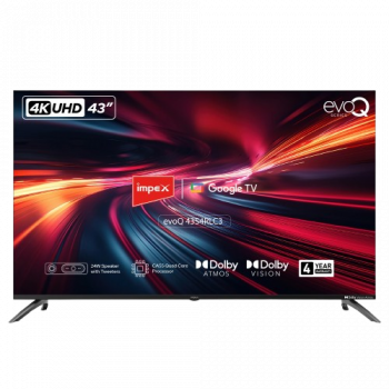 Impex evoQ UHD Smart LED TV | 109 cm (43 Inch) | Dolby Atmos | 43S4RLC3