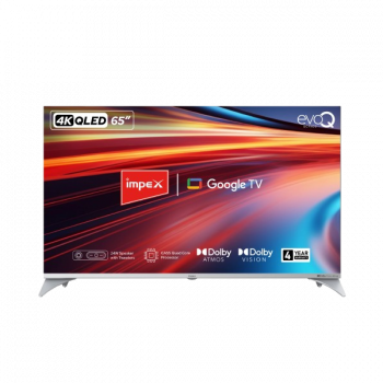 Impex evoQ QLED TV | 164 cm (65 Inch) Google TV | 65S4QLC3